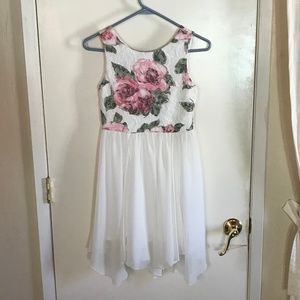 NWT Kid's Girl's Formal Dress Size 12 Lace Roses